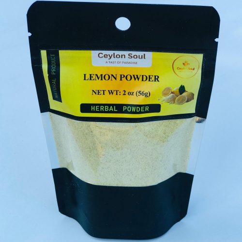 Lemon Powder, Dehydrated (5) Close-up of finely ground, bright yellow Dehydrated Lemon Powder, showing its consistent, powdery texture.