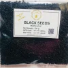 Close-up of small, matte black, irregularly shaped whole Black Seeds (Nigella Sativa), showing their distinct appearance.
